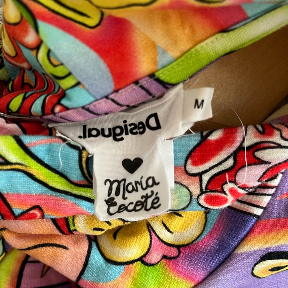 Desigual Maria Escote Y2K colorful hoodie M - Picture 7 of 7